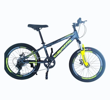 Детский спортивный велосипед 20 дюймов Corso Crank (Черно-салатовый)