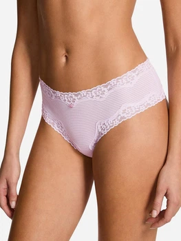 Трусики бразиліана жіночі бавовняні Victoria's Secret 27184504 XS Бузково-рожеві (555739132173)