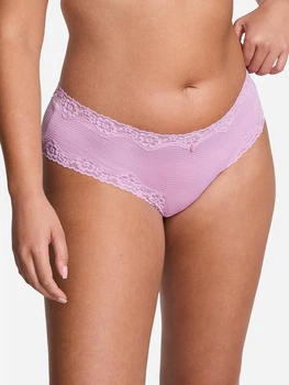 Трусики бразиліана жіночі бавовняні Victoria's Secret 27184358 M Бузкові (266971588373)
