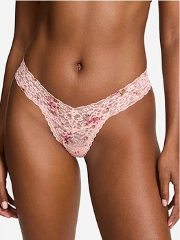 Трусики стринги жіночі Victoria's Secret 27165946 XS Рожеві (23699176280)