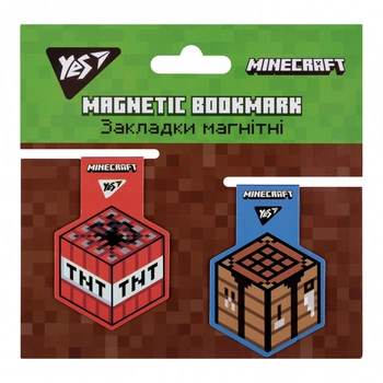 Магнітні закладки YES Minecraft YES Boom TNT 2шт (707829)