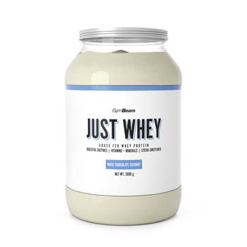 Протеїн Протеїн Just Whey Grass-Fed 2000 г білий шоколад - кокос - GymBeam
