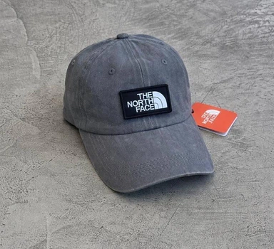 Сіра кепка The North Face, бейсболка зе норт фейс з вишитим логотипом, унісекс