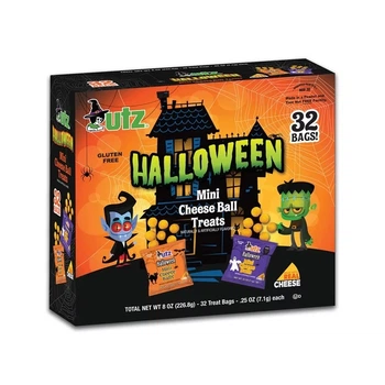 Сырные шарики Utz Halloween mini cheese ball treats 226.8г 32шт
