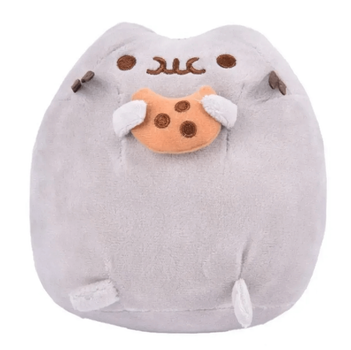 Мягкая игрушка Pusheen The Cat With A Cookie Кот с Печеньем в Лапках 18см Серый