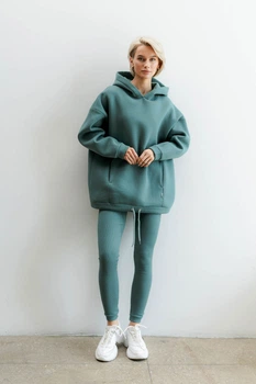 Жіночі лосини в рубчик Seventeen L-XL Оливковий (2000000182780)