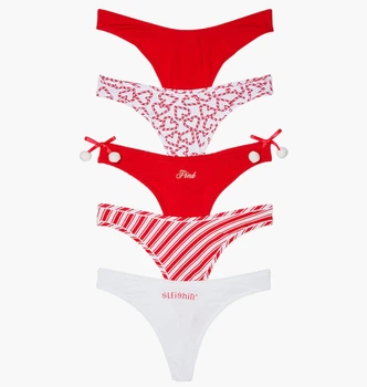Трусики Victoria's Secret Knickers (5 шт) Red/White 26945944 S