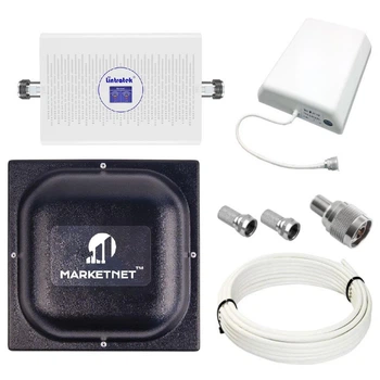 Репитер усилитель мобильной связи и интернета Lintratek KW23C-GD GSM 4G 900 1800 МГц (17/8 дБи)