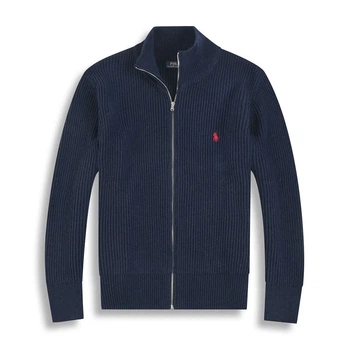 Кофта-кардиган Polo Ralph Lauren full zip розмір L синій колір