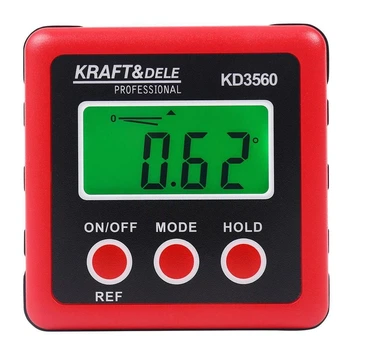 Профессиональный цифровой транспортир с магнитным уровнем KRAFT&DELE KD3560