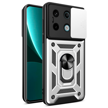 Чехол Armor Guard Shield Xiaomi Redmi Note 13 Pro 5G / Poco X6 5G Silver