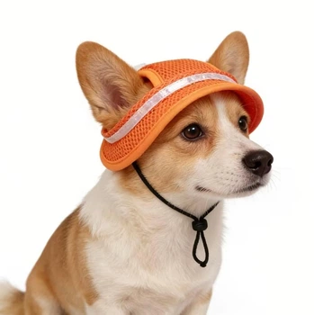 Кепка для собак и кошек "ЙОДА" Orange Size М