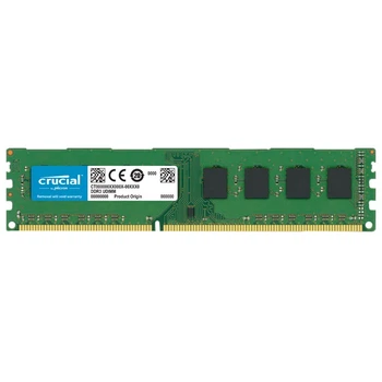 Оперативная память Crucial 8Gb DDR3-1600 PC3L-12800 2Rx8 (CT102464BD160B) UDIMM Non-ECC Unbuffered - Б/У