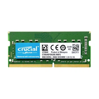 Оперативная память Crucial 8Gb DDR4-2400 PC4-19200 (CT8G4SFS824A) SODIMM Non-ECC Small Outline - Б/У