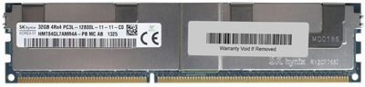 Оперативная память Hynix 32Gb DDR3-1600 PC3L-12800 4Rx4 (HMT84GL7AMR4A-PB) LRDIMM ECC Load-Reduced - Б/У