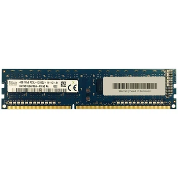 Оперативная память Hynix 4Gb DDR3-1600 PC3L-12800 1Rx8 (HMT451U6AFR8A-PB) UDIMM Non-ECC Unbuffered - Б/У