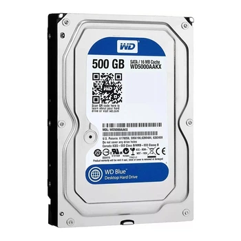 Жесткий диск Western Digital Blue 500Gb 7200об/мин SATA 3 (WD5000AAKX) - Б/У
