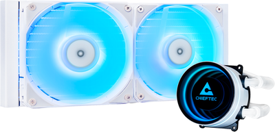 System chłodzenia wodnego Chieftec Iceberg 240 ARGB White (CLC-240-RGB-W)