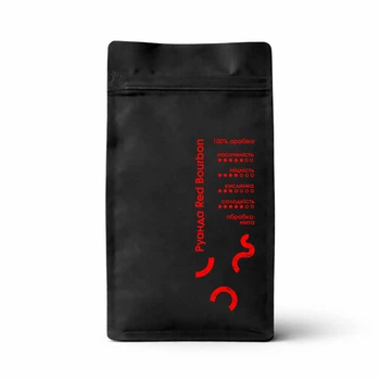 Кофе Руанда Red Bourbon — зерновая арабика с нотами малины и ванили 500 г