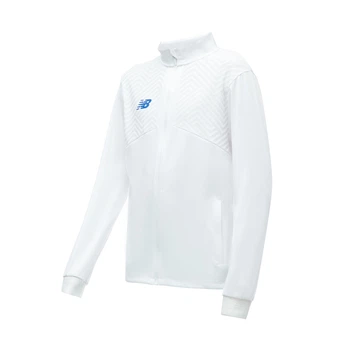 Мужская белая спортивная куртка New Balance FCDK Pre-Game 50 (L) (MJ230379WT)