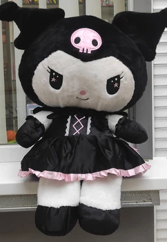 Детская мягкая игрушка Куроми Hello Kitty Аниме Kuromi Хэллоуин Китти, 30 см