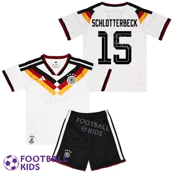 Футбольна форма дитяча SCHLOTTERBECK 15 збірної Німеччини Home Germany FIFA World Cup 125-135 см (set4732-136864-4)
