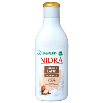 Гель-молочко для ванни та душу NIDRA bagnolatte nutr.argan 750 мл.