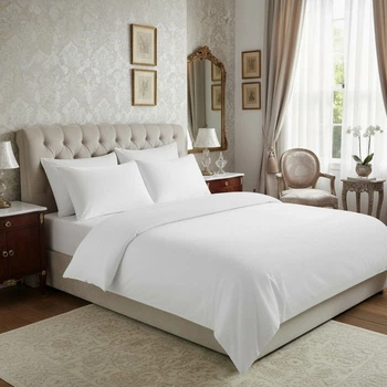 Простирадло SoundSleep 120099784 160х200 см сатин бiлий