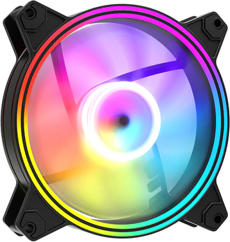 Вентилятор Modecom Volcano Apex 120 ARGB Revers Black (FAN-APEX-120R-ARGB-100)