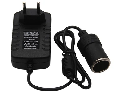 Перехідник 220V to АЗУ 12V (2A) Чорний