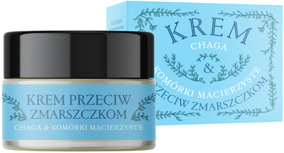 Крем для обличчя Jozka Chaga i Komorki Macierzyste проти зморшок 50 мл (5904538031510)