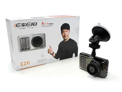 Видеорегистратор DVR E-26 Full HD 5 Мп с углом обзора 170 градусов и G-сенсором для авто