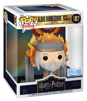 Фігурка Funko Pop! Deluxe Albus Dumbledore with Fawkes FUN712