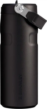 Термобутылка 473 мл Stanley IceFlow Black 10-12110-117 с двойной ваккумной изоляцией, из нержавеющей стали, черная