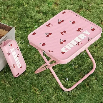 Стілець розкладний рожевий Cherry