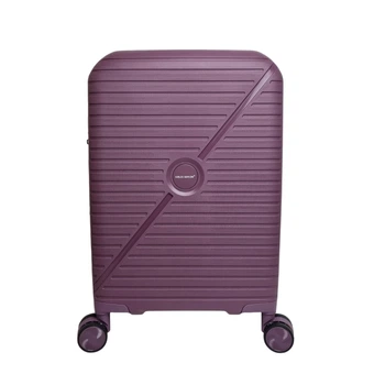 Пластикова валіза поліпропілен Karlos Marconi бузковий P05 purple (L)