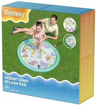 Mata dmuchana Bestway B52698 ze zraszaczem 122 cm (6941607364338)