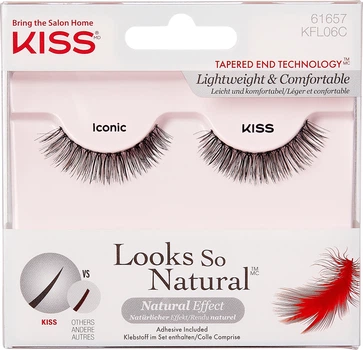 Накладні вії Kiss Natural Lash Iconic (731509616576)