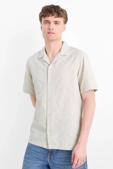 Рубашка loose fit C&A 2235504c59 XXL бежевая (100006453)