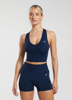 Спортивный топ Gymshark b7a3hc58 M темно-синий (100006537)