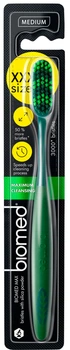 Зубная щетка BioMed MAX. Medium зелёная