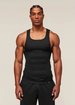 Спортивная майка из хлопка Gymshark a5a2e1c58 S черная (100006136)