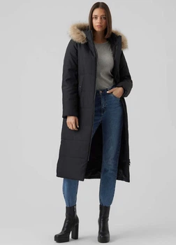 Удлиненная парка Vero moda 10267116c58 XL черная (100006055)