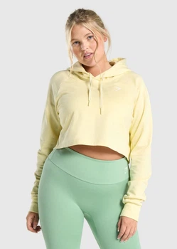 Укороченое спортивное худи Gymshark b1a1f1c58 XL желтое (100006085)