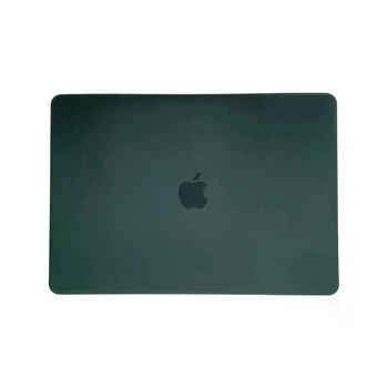 Чехол-накладка HardShell Matte Case для MacBook Air 13" M1 (2018–2020) A1932, A2179, A2337 Dark green темно зеленая