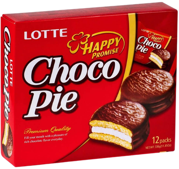 Тістечко шоколадне Choco Pie класичне LOTTE 336г