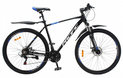 Велосипед CrossBike 29 Pacific 2025 Рама 21 black-blue