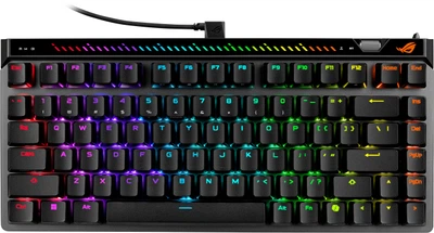 Klawiatura przewodowa Asus ROG Falchion Ace 75  HE HFX V2 Magnetic Switch USB Black (90MP047H-BKUA20)