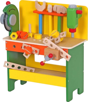 Дерев'яний верстатний стіл Mentari з пилкою (8717255024300)