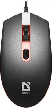 Мишка Defender Dot MB-986 4 кн 1600 dpi 7 кол підсвітки чорна (52986)